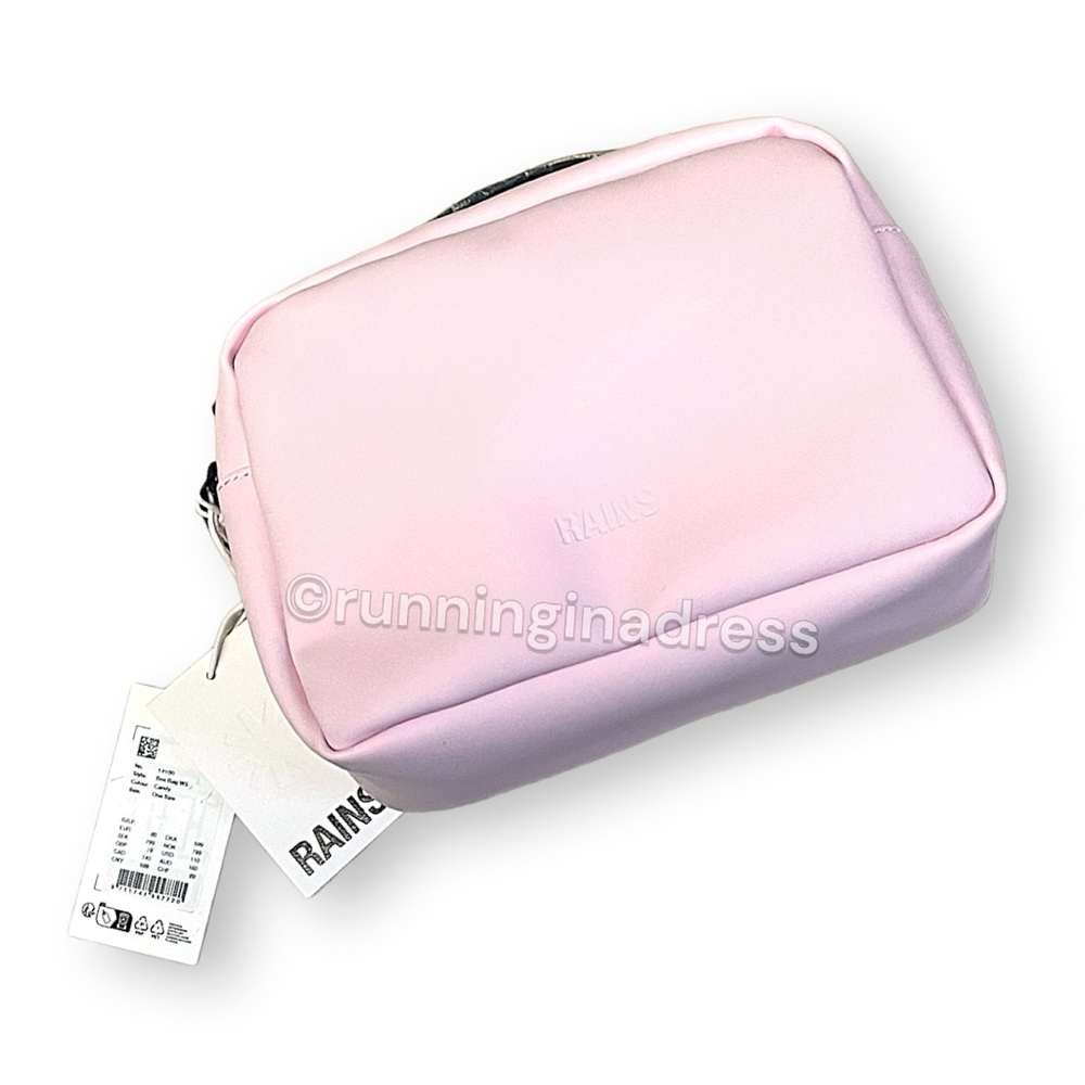 NWT Rains Box Bag In Color Candy Pink Crossbody W3 - Picture 14 of 16